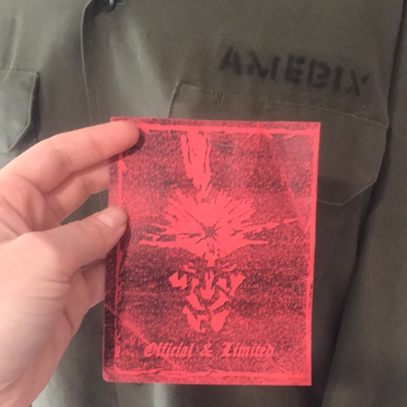 Badass Amebix Rare Militant Crust Punk Button - Picture 6 of 8